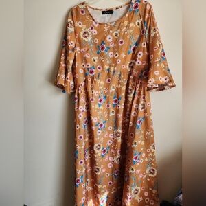 Floral Print Women's Dress